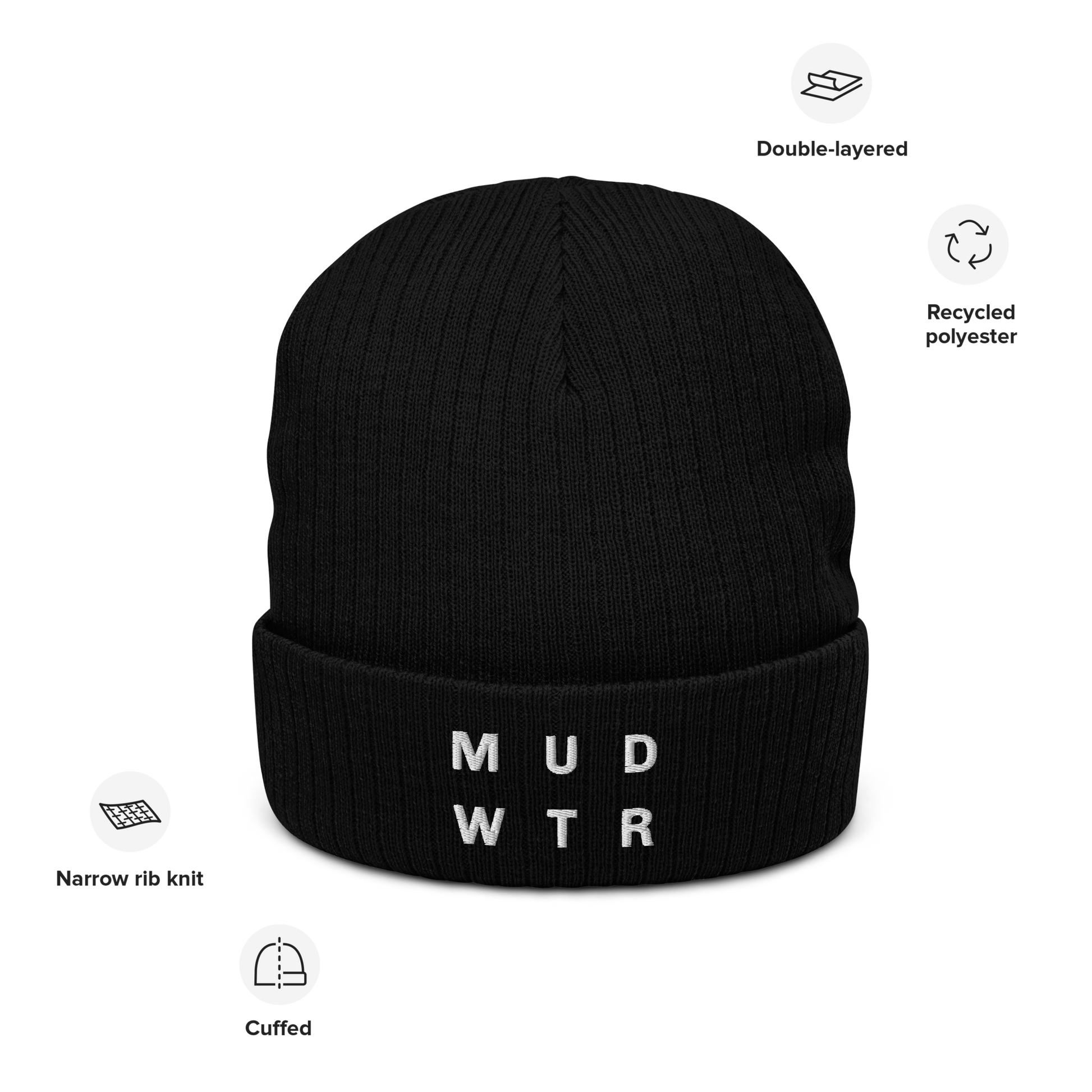 mud-wtr-beanie-b9 ribbed-knit-beanie-black-front-6478f6ebb8db4.png